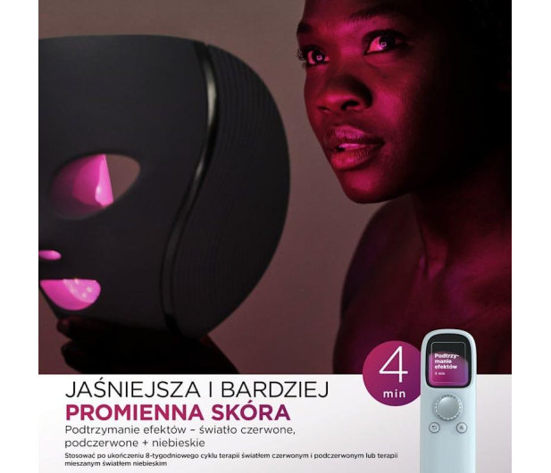 Shark Maska LED FW312EU Cryo Glow, błękitny - 1568667 - zdjęcie 12
